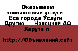 Оказываем клининговые услуги! - Все города Услуги » Другие   . Ненецкий АО,Харута п.